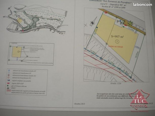 Terrain 907 m² Mondragon
