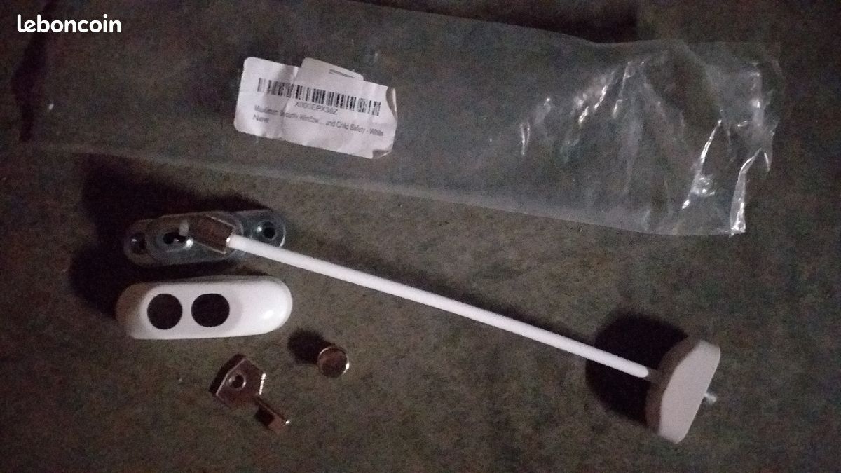 Lot de 2 kit de sécurité avec serrure - entrebailleur / bloque fenêtres porte - sécurité bebe, anti (image 1)