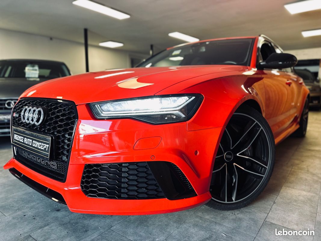 Audi RS 6 4.0 TFSI 560CH QUATTRO + ECHAPPEMENT RS + SOUND BOSE + ENTRETIEN CONSTRUCTEUR + SIEGES CHAUFFANTS/ELECTRIQUES + GARANTIE 12 MOIS (image 1)