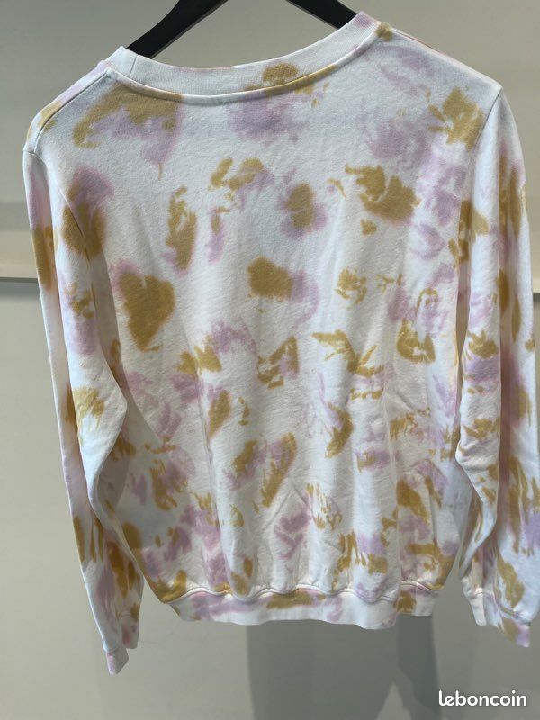 Sweat femme imprimé Tie Dye marque IMPRÉVU XS neuf avec