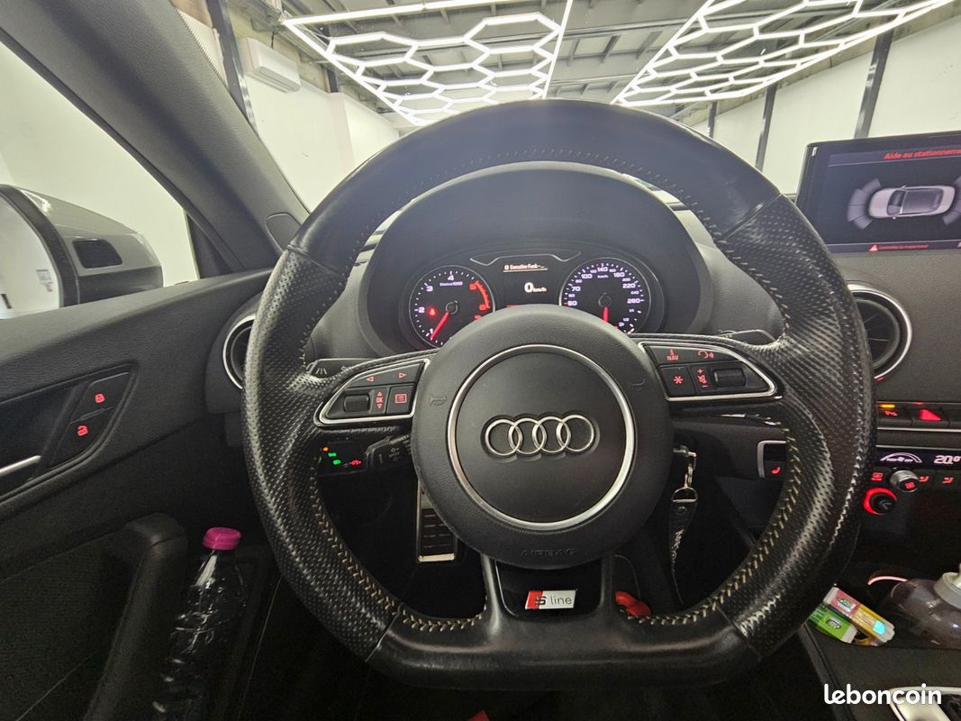 Audi A3 CABRIOLET Sportback S line 184ch quattro S-tronic / régulateur de vitesse auto adaptatif / siege chauffant /drive slect / climatisation bi-zone / feux automatique (image 19)