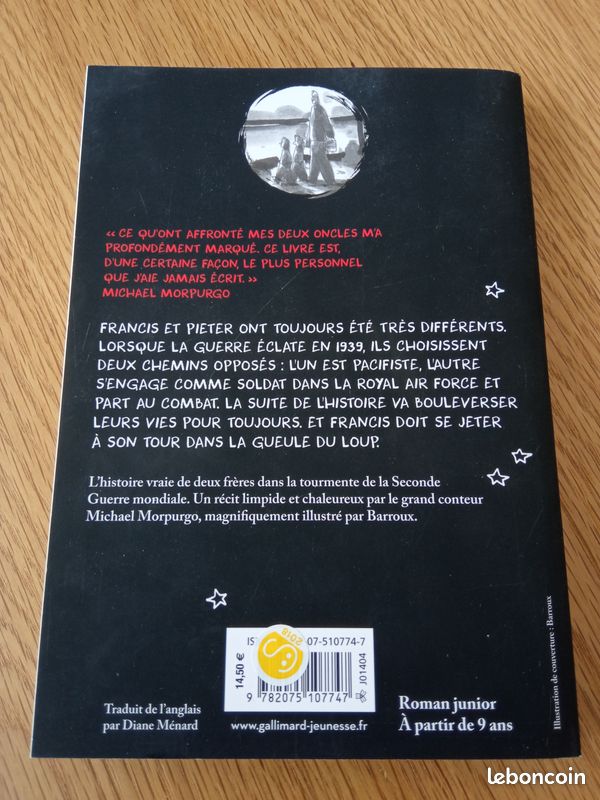 Dans la gueule du loup de Michael Morpurgo Grand format illustrée Editions Gallimard jeunesse (image 2)