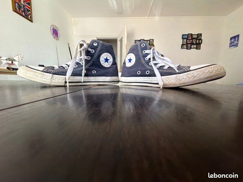 Converse bleu jeans (image 2)