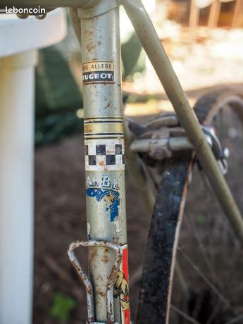 Vélo de course Vintage PEUGEOT PF10 fin années 70 - Cadre Record du Monde d’origine en acier, complet et sain (Vitus 172 / Mafac) Idéal Fixie
