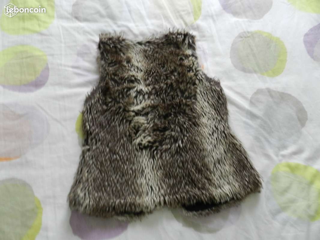 Gilet fausse fourrure fille 12 ans (image 2)