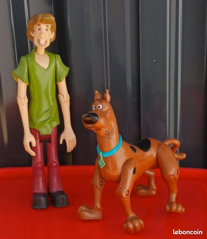 Mystery Machine Lansay 2005 + Figurines Scooby-Doo + 1 Verre – Occasion