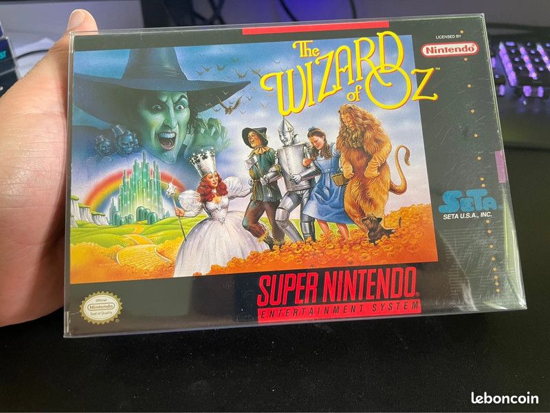 Snes US the wizard of Oz état neuf cib collection super Nintendo