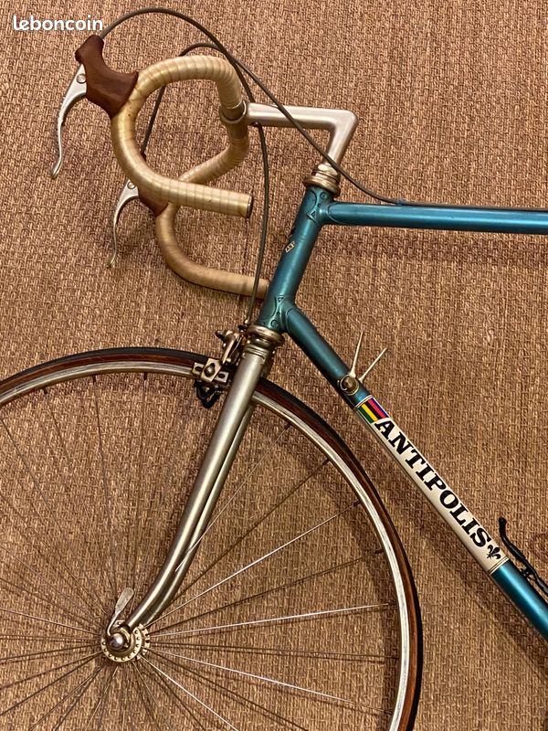 Cadre Vélo Ancien Urago Nice - 62 Cm - Équipé Campagnolo - Vintage 1960
