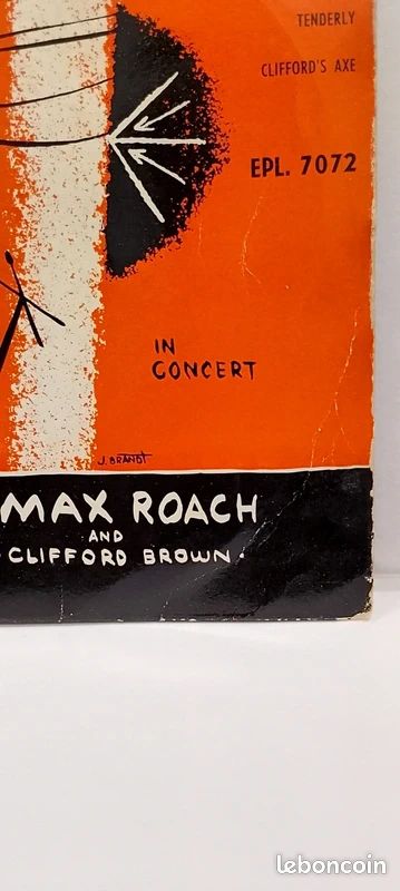Vinyle jazz Gene Norman présente Max Roach and Clifford Brown en concert printemps 1954 (image 2)