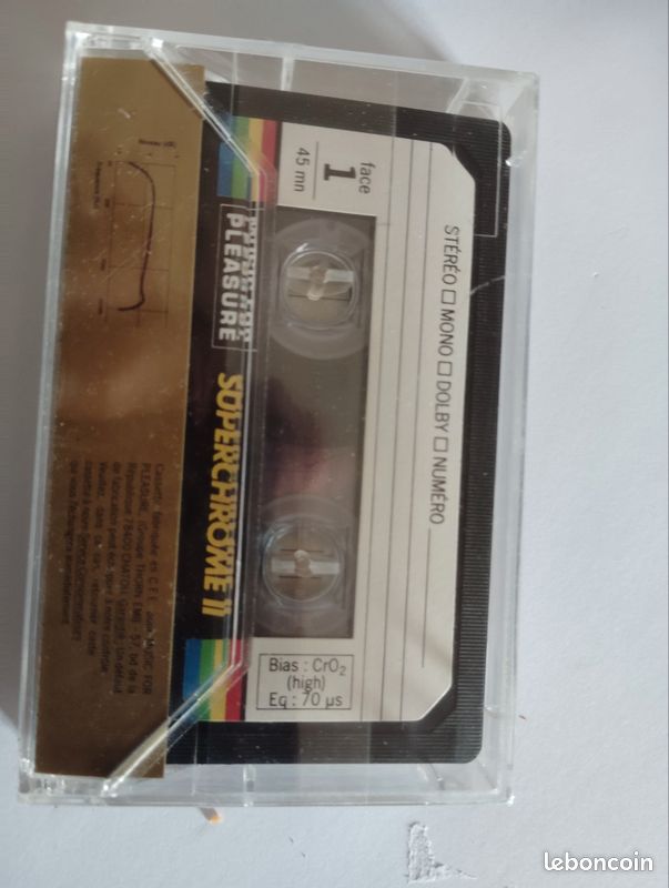 Lot De 2 Cassettes Audio Vierges Fuji 90 Min - Type II (CrO2) - FR-II 90 - Neuf
