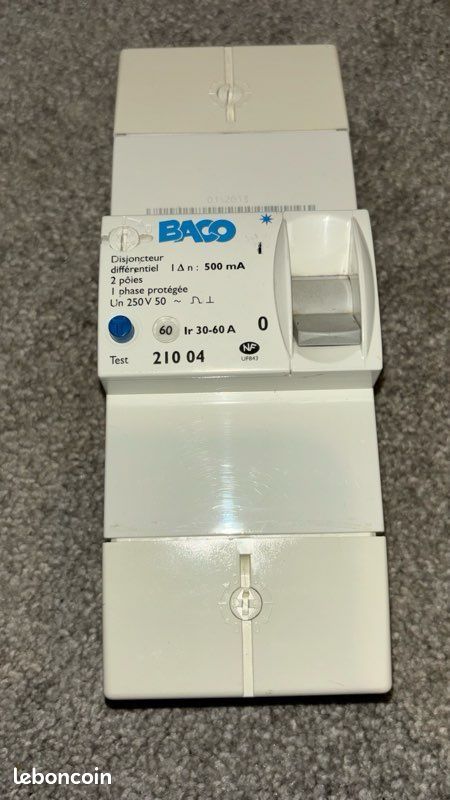 Disjoncteur différentiel 30-60A (image 1)