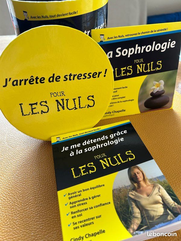 J'arrête de stresser pour Les Nuls coffret livre 📕 Livres