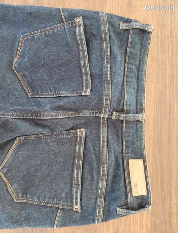 Jean Esprit Femme Taille 38 Regular - Bleu Foncé Type Jeggings - Occasion Très Bon état
