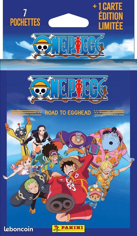 Coffret 7 Pochette Stickers + Carte One Piece (image 1)