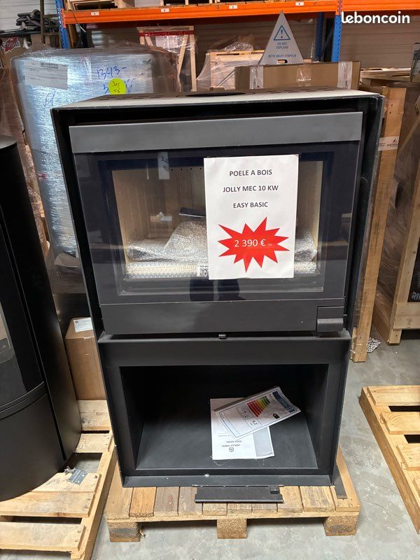 Vends poele a bois Jolly mec easy basic 10kw (image 1)