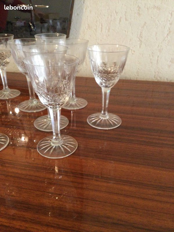 12 verres à porto liqueur cristallerie de lorraine (image 1)