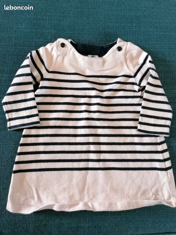 Robe Petit Bâteau taille 12 mois (image 1)