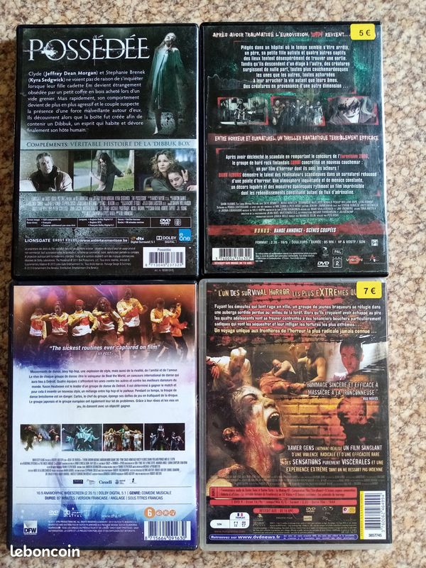 Dvd film d'horreur et danse (image 2)