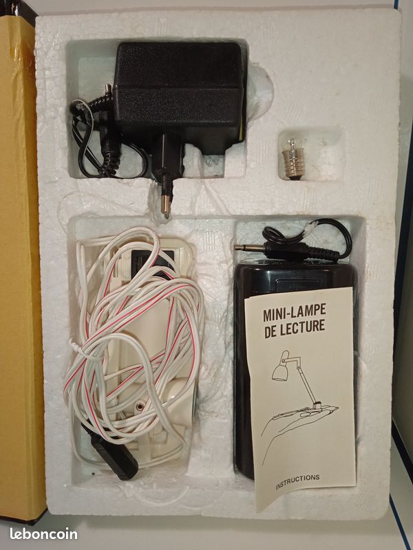 Mini lampe de lecture Liseuse Reader's Minilamp Book Light design vintage (image 5)