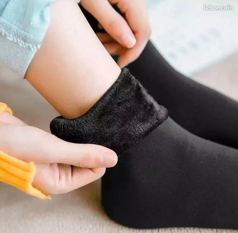 Chaussettes épaisses thermiques hiver femme/homme/enfant intérieure doux Neuve par lot (image 2)