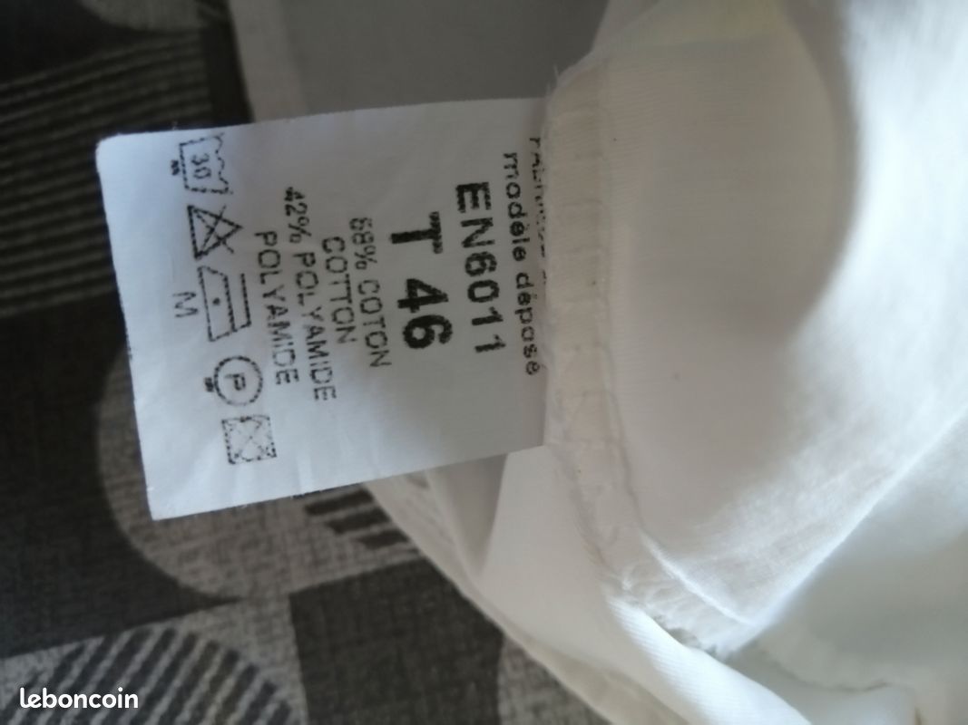 Tunique légère blanche EVER LYNE COLLECTION TAILLE 46 (image 4)