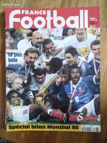 Lot De 7 Magazines Collectors Coupe Du Monde France 98 - L'Équipe & Paris Match
