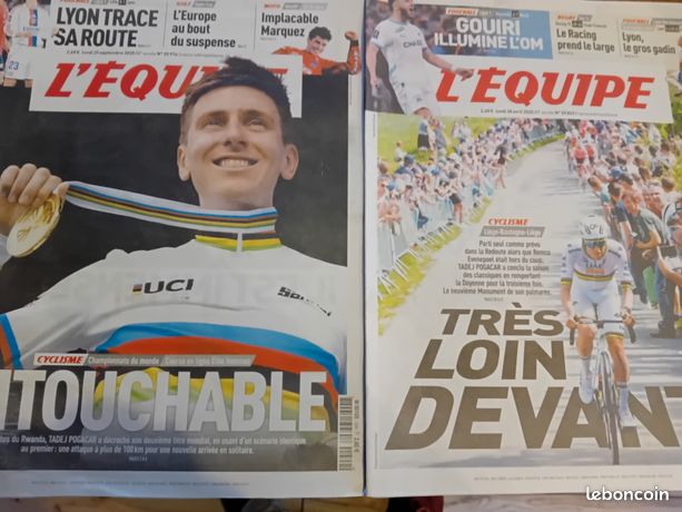 L'Équipe Journal Du 20/07/2024 – Coup De Grâce, Tadej Pogacar