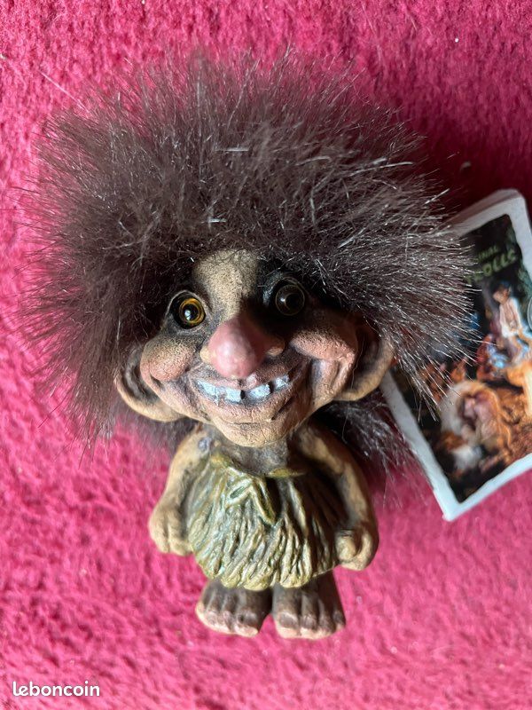 Figurine Troll nain norvégien fait main (image 1)