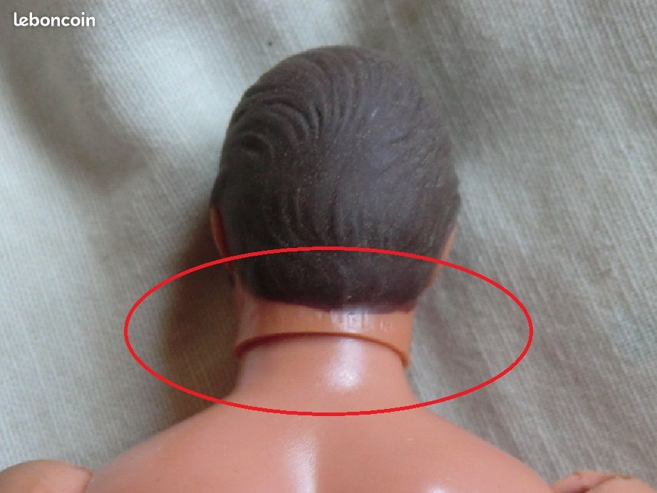 Figurine vintage BIG JIM - Mattel - 1971 - Bras actionné par bouton poussoir dans le dos (image 6)