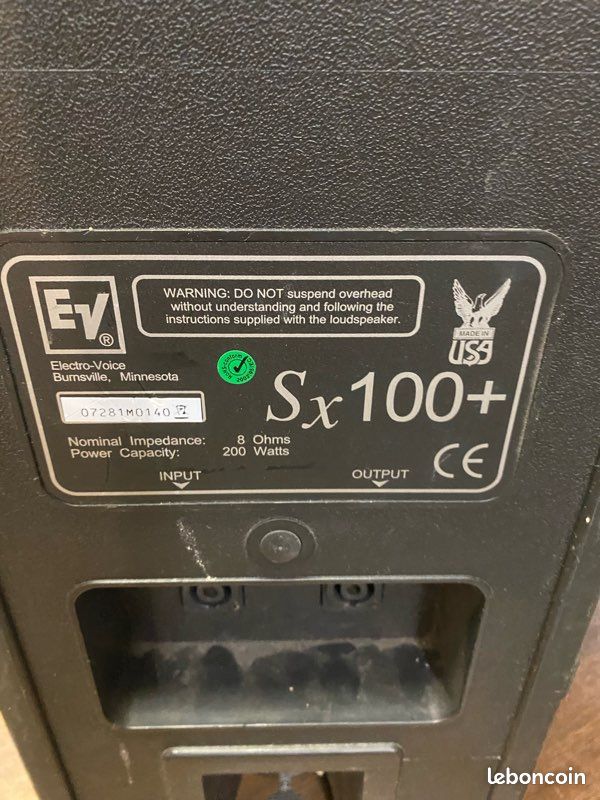 Paire d’enceintes Électro Voice (image 3)
