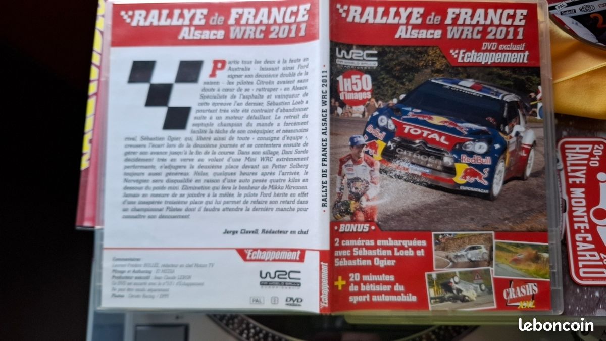 DVD Rallye de France WRC 2011 ALSACE (image 1)