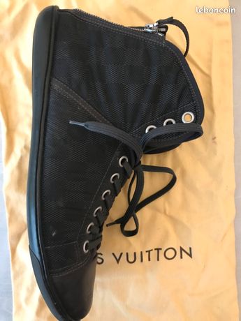 chaussures louis vuitton 42 bottines a lanieres cuir