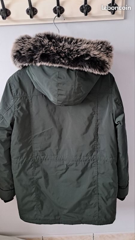 Manteau kaki foncé T.S Bonobo (image 3)