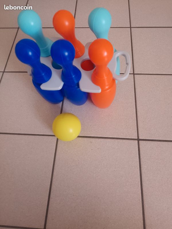 JEU ANCIEN LE QUILLO BALL BON ETAT GENERAL INCOMPLET VOIR PHOTOS mat
