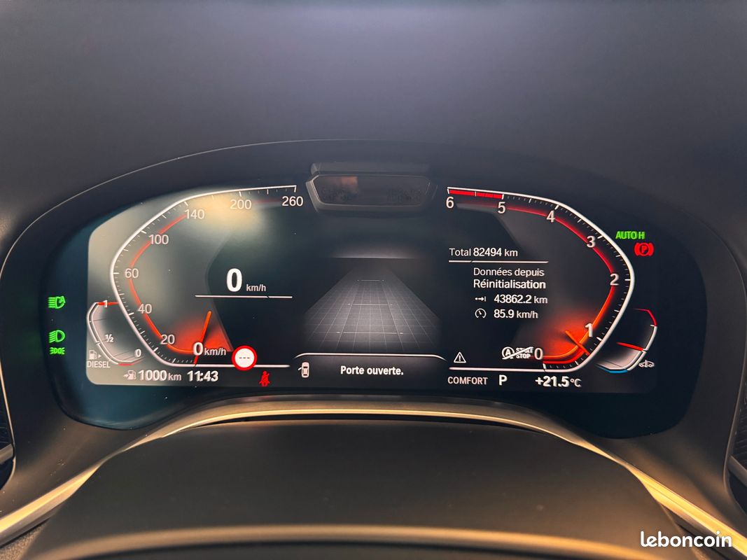 BMW SERIE 7 3.0 740 D 320 M-SPORT XDRIVE /SUIVI FULL BMW/PACK INNOVATION/PREMIERE CLASSE/ASSIST PLUS/ASSIST PRo (image 11)
