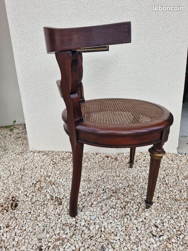 Fauteuil ancien avec canage (image 5)