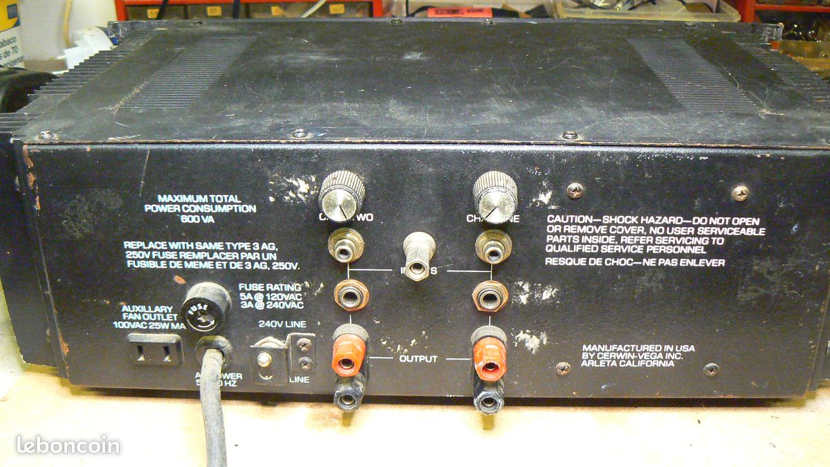 Cerwin-vega A-200 Made in USA (image 4)