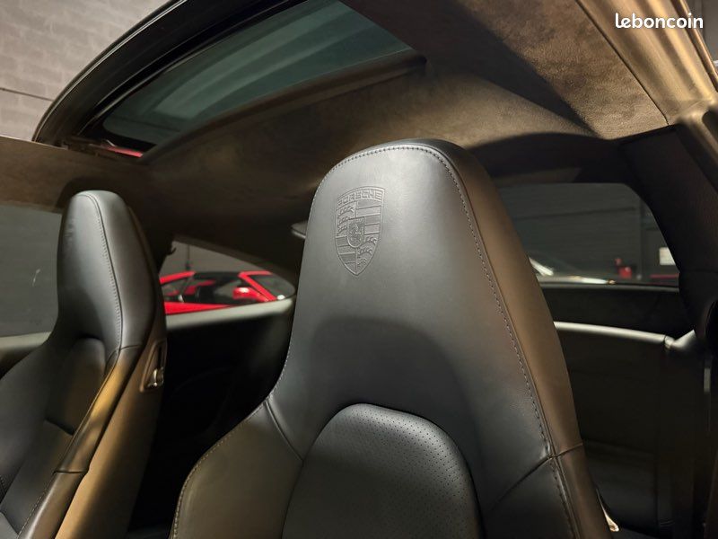 Porsche 911 type 991 3.4 350 Carrera 4 PDK - Rouge indien - Toit ouvrant - Bose - Sièges Sport électriques 18 positions - PASM - PDLS + noir - Échappement Sport - Historique Limpide (image 6)