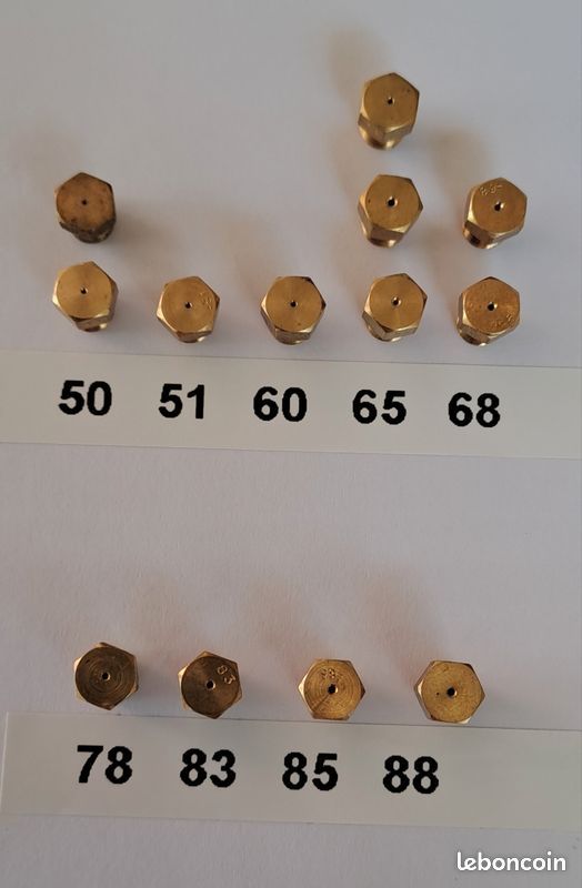 13 injecteurs gaz GN pour plaque de cuisson, gazinière (image 2)
