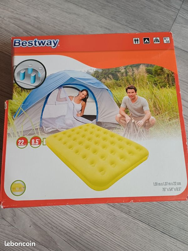Matelas pneumatique 2 personnes (image 1)