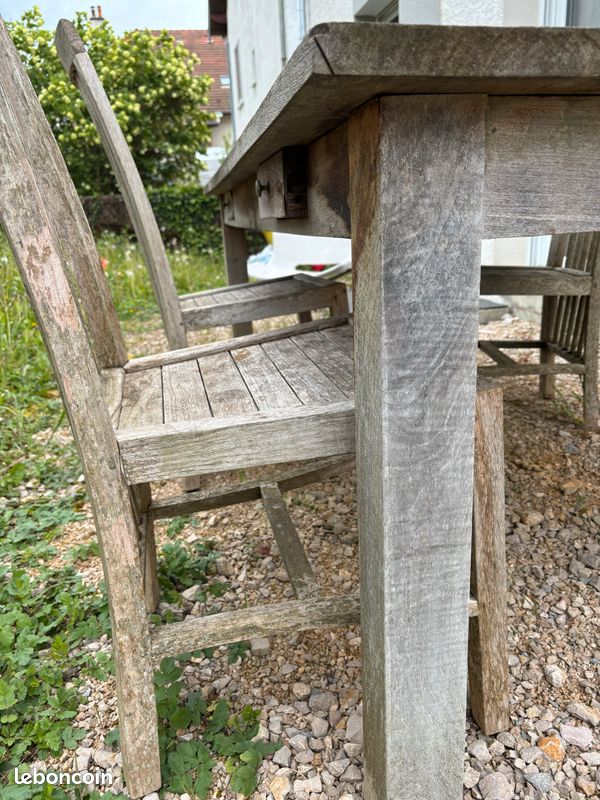 Table de jardin en Teck (image 3)