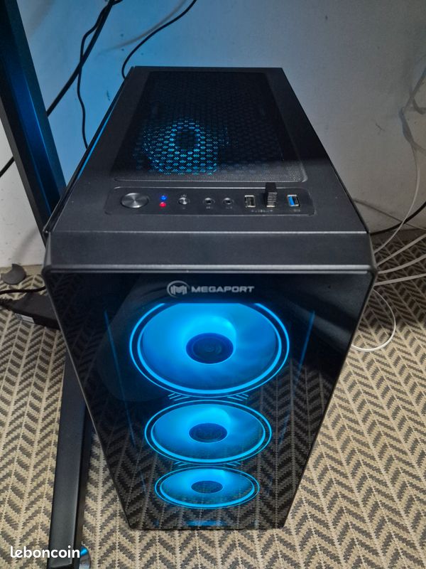 VIBOX V-155 PC Gamer Blanc • AMD Ryzen 5 4500 4,1 GHz • Nvidia GTX 1650 4 Go • 16 Go RAM • 1 to SSD • Windows 11 • WiFi