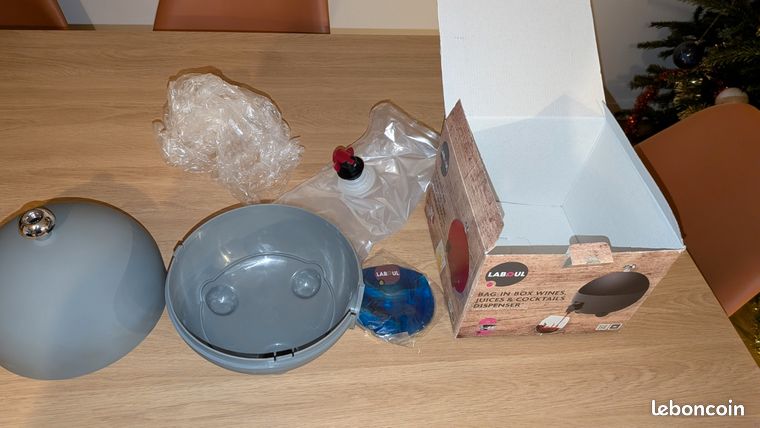 Laboul Fontaine Pour Vin Et Boissons Bag In Box 3L - Blanc Avec Gel Ice Pack