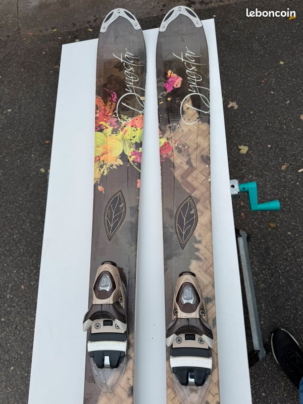 SKI D'OCCASION DYNASTAR POWERTRACK 89 TI + FIXATION A PETIT PRIX 2017