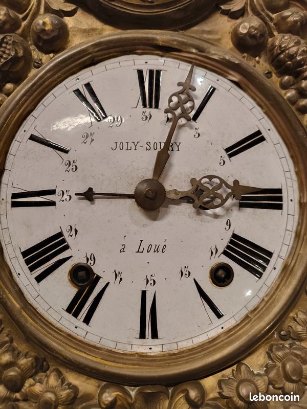 Cadran émaillé d'horloge - Décoration