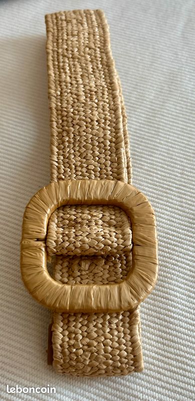 Ceinture Extensible Beige Naturel pour Femmes NEUVE (image 2)