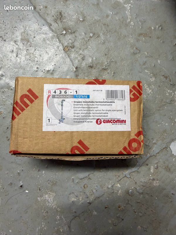 Robinet chauffage monotube (image 1)