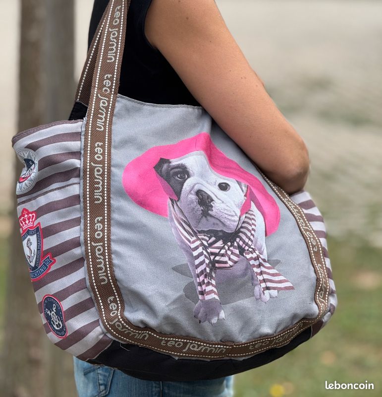 Sac Cabas Sac Teo Jasmin Chien Grand Sac Téo Jasmin Accessoires