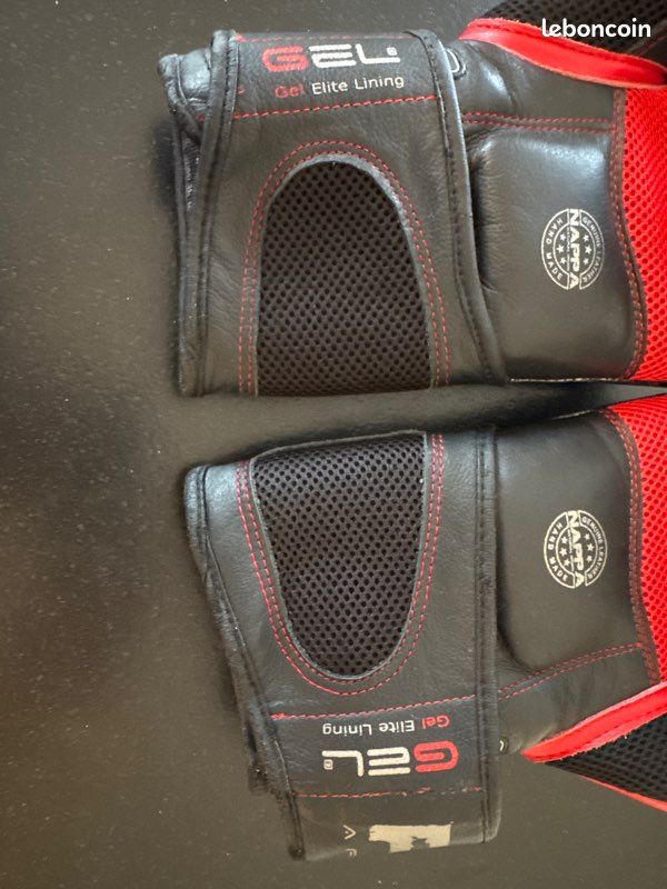 Gants de boxe taille M de marque RDX en cuir 10 OZ (image 5)