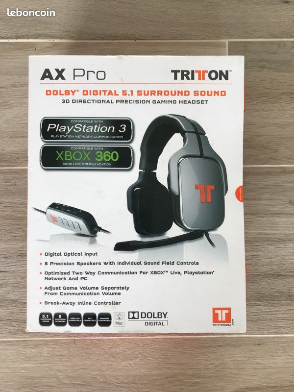 Casque gaming (PS4, PS3, PC, Xbox…) (image 1)